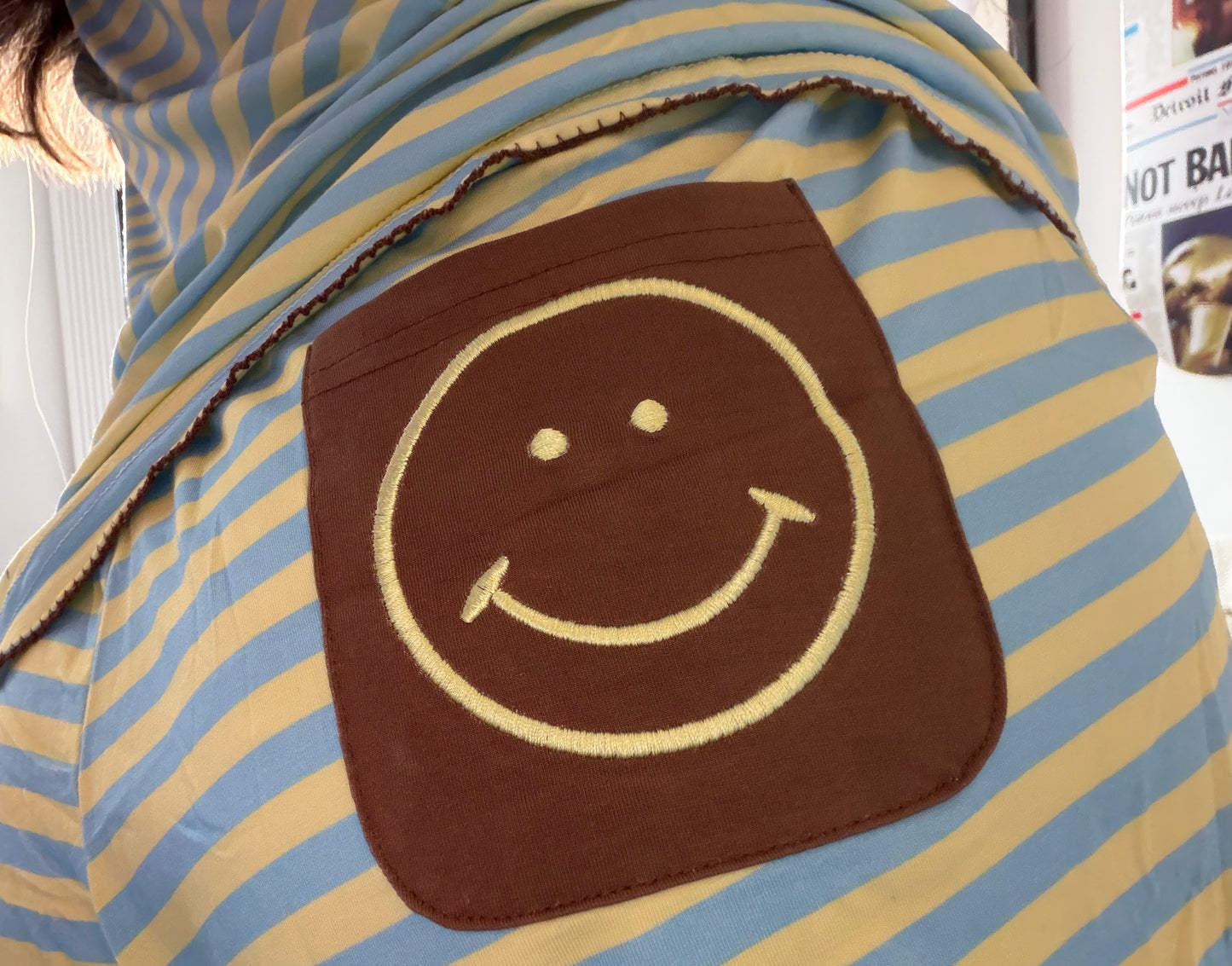 WAKE UP OPTIMIST! Striped Jammies Set (PJ Top + PJ Shorts)